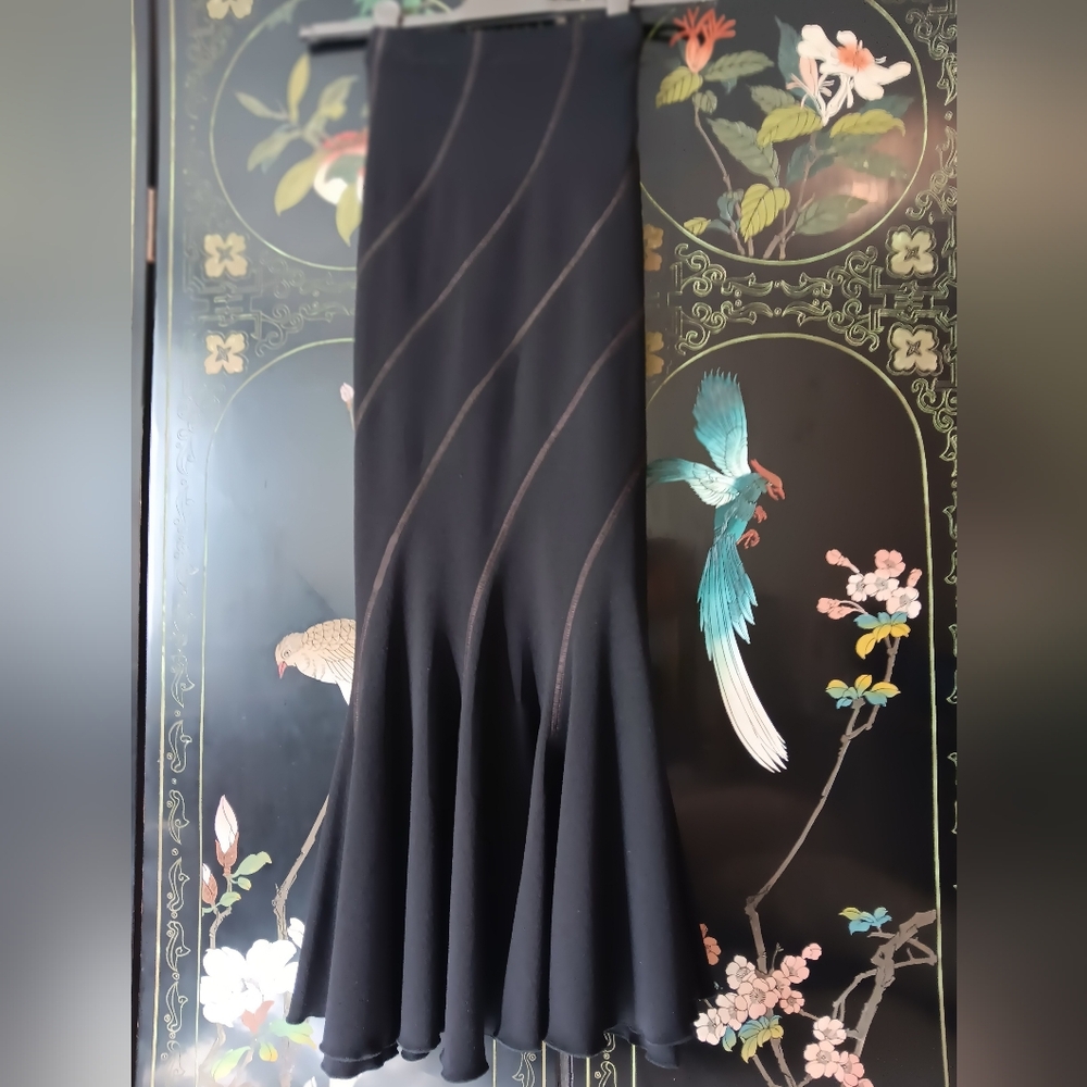 Chic Black Maxi Skirt